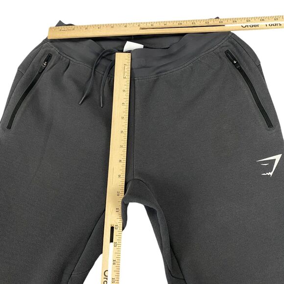 Gymshark Apex Technical Joggers Women's S Gray Slim Fit Ankle Zip Elastic Waist - Picture 3 of 16